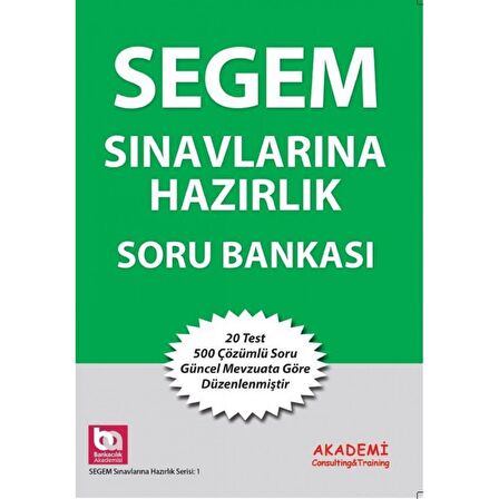 SEGEM Sınavlarına Hazırlık Soru Bankası