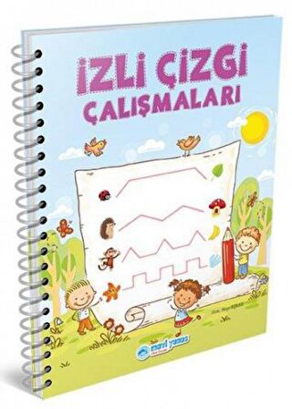 Mavi Yunus İzli Çizgi Çalışmaları (4-5-6 Yaş)