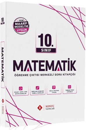 10. Sınıf Matematik Maarif Modele Uygun Modüller Set Sonuç Yayınları