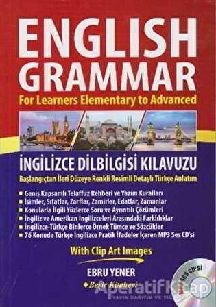 English Grammar-İngilizce Dilbilgisi Kılavuzu - Ebru Yener - Beşir Kitabevi