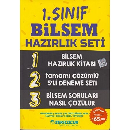 1. Sınıf Bilsem Hazırlık Seti