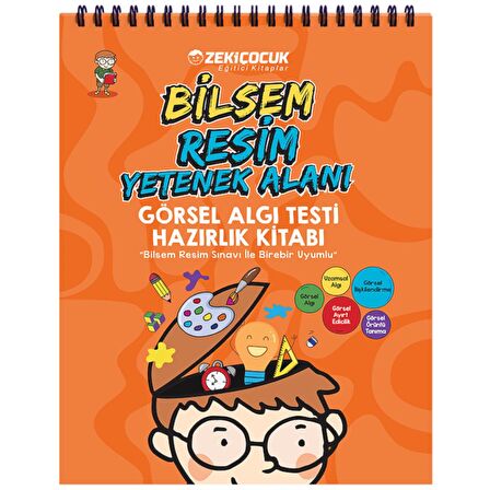 Bilsem Resim Yetenek Alanı Görsel Algı Testi Hazırlık Kitabı