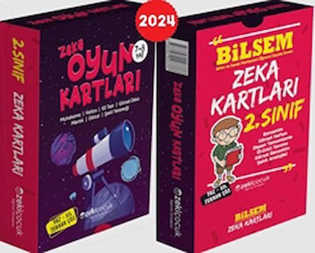 2. sınıf Bilsem Zeka Kartları / 7-8 Yaş Zeka Oyun Kartları