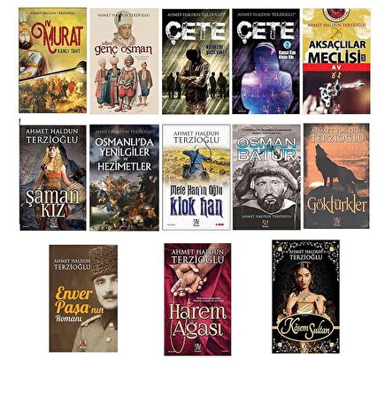 Ahmet Haldun Terzioğlu Tarih Seti (13 Kitap Takım)