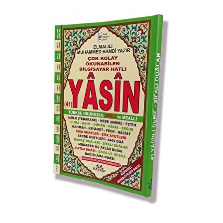 Rahleboy Fihristli Karşılıklı Mealli Yasin-i Şerif (H-72)
