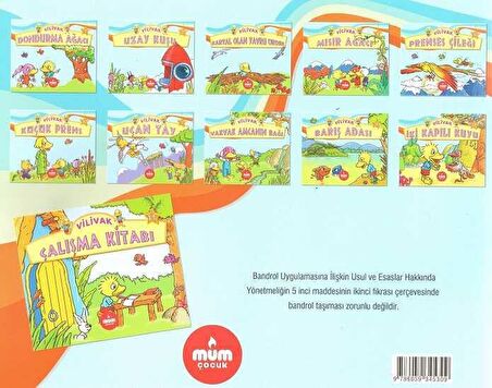 Vilivak Masal Seti (11 Kitap +1 CD Takım)