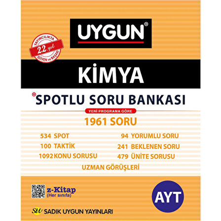 AYT Kimya Spotlu Soru Bankası