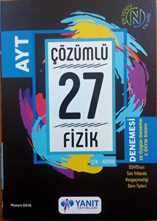 Ayt Fizik Çözümlü 27 Denemesi