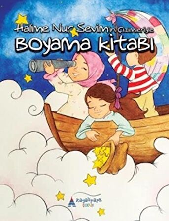 Halime Nur Sevim'in Çizimleriyle Boyama Kitabı