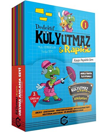 3. Sınıflar İçin Dedektif Külyutmaz ve Rapido Okuma Anlama Seti