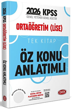 KPSS Ortaöğretim (Lise) Tek Kitap Öz Konu Anlatımlı