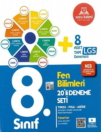 8. Sınıf Fen Bilimleri 20'li Deneme Seti Föyleri