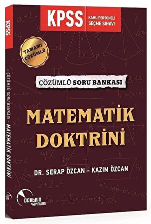 KPSS Matematik Doktrini Tamamı Çözümlü Soru Bankası Doktrin Yayınları