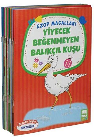 Ezop Masalları Büyük Boy - 10 Kitap Takım