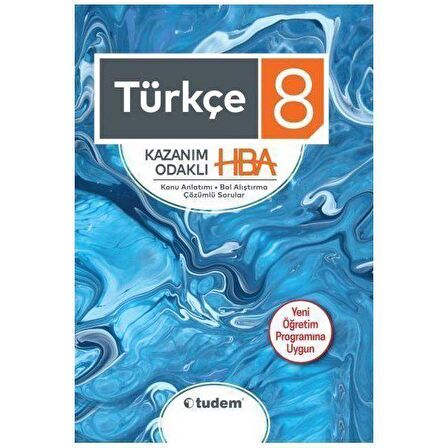 TUDEM 8.SINIF TÜRKÇE KAZANIM ODAKLI HBA