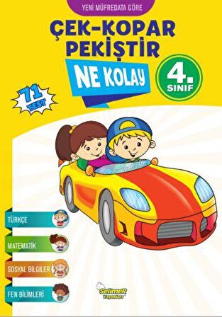 3. Sınıf Tüm Dersler Çek-Kopar-Pekiştir Ne Kolay