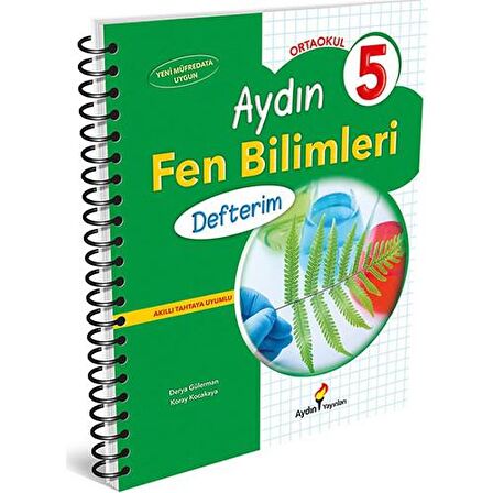 Ortaokul 5 Aydın Fen Bilimleri Defterim