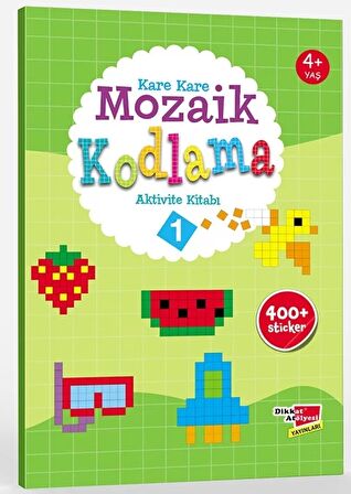 Kare Kare Mozaik Kodlama Aktivite Kitabı 1