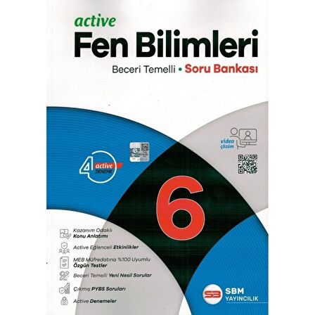 6. Sınıf Fen Bilimleri Active Soru Bankası