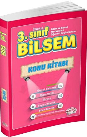 Editör 3.Sınıf Bilsem Konu Kitabı
