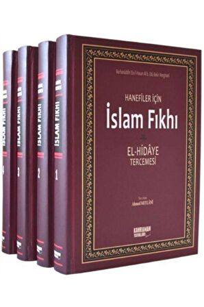 Hanefiler İçin İslam Fıkhı / El-Hidaye Tercemesi (4 Cilt Takım, 2. Hamur)