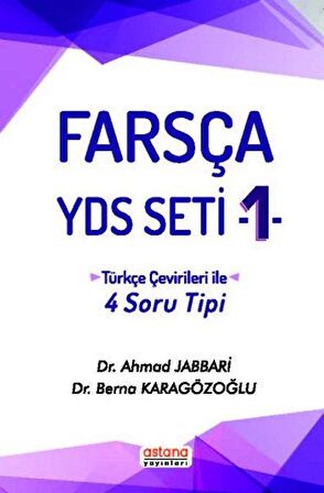 Farsça YDS Seti 1 - Türkçe Çeviri ile 4 Soru Tipi