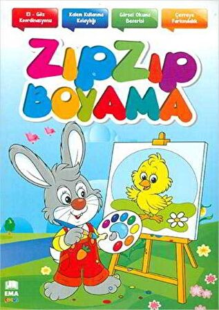 ZıpZıp Boyama - Ema Kitap