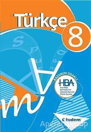 8. Sınıf Türkçe Kazanım Odaklı Hepsi Bir Arada - Kolektif - Tudem Yayınları