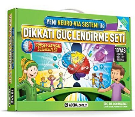 Yeni Neuro Via Sistemi İle Dikkati Güçlendirme Seti 10 Yaş