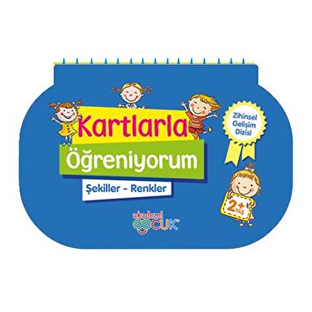 Kartlarla Öğreniyorum Şekiller/Renkler - Zihinsel Gelişim Dizisi