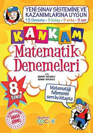 Kankam 8.Sınıf Matematik Denemeleri Akademi Çocuk