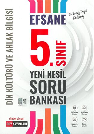 5. Sınıf Din Kültürü ve Ahlak Bilgisi Efsane Yeni Nesil Soru Bankası