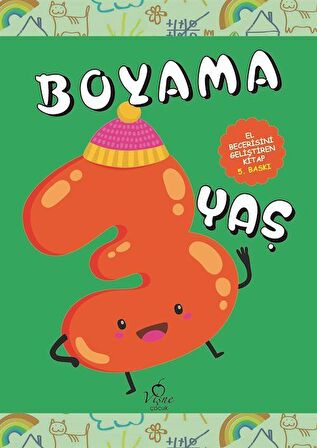 Boyama 3 Yaş (El Becerisini Geliştiren Kitap)