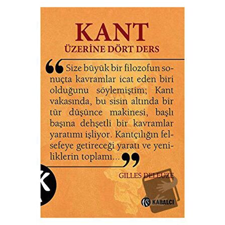 Kant Üzerine Dört Ders