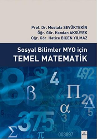 Sosyal Bilimler MYO İçin Temel Matematik