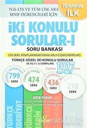 İki Konulu Sorular - 1 Soru Bankası - Sefer Yürük - Ensar Neşriyat