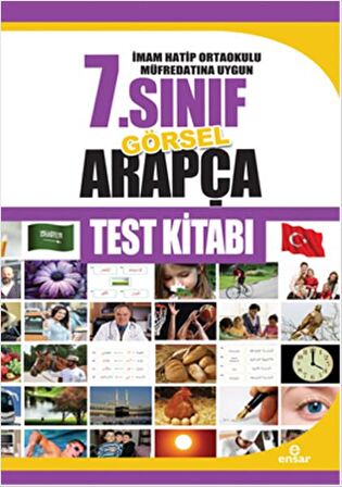 İmam Hatip Ortaokulu Müfredatına Uygun 7. Sınıf Görsel Arapça Test Kitabı