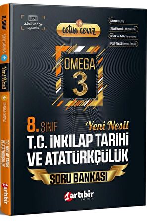 Artıbir Yayınları 8.Sınıf LGS OMEGA İnkılap Tarihi Soru Bankası - stk