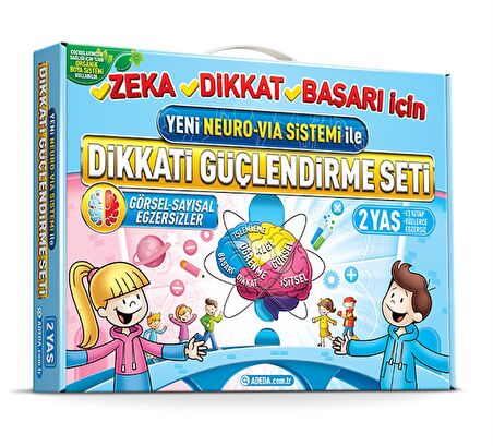 Adeda 2 Yaş Dikkat Güçlendiren set -  2 yaş için dikkat güçlendirme