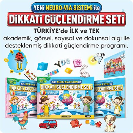 Adeda 2 Yaş Dikkat Güçlendiren set -  2 yaş için dikkat güçlendirme