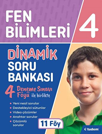 Tudem 4. Sınıf Fen Bilimleri Dinamik Soru Bankası