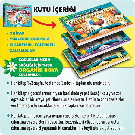 Adeda 4 Yaş Dikkat Güçlendiren Set - 4 yaş için dikkat güçlendiren set