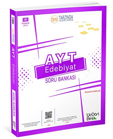 Üçdörtbeş  AYT Edebiyat Soru Bankası - Üç Dört Beş yayınları