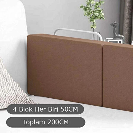 200 Cm Serenity Xl Yeni Nesil Yatak Bariyeri Korkuluğu (4 Blok)