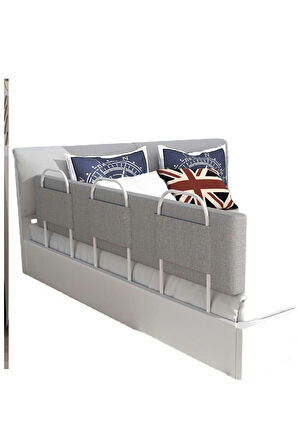  PRO Yumuşak Bebek Güvenlik Yatak Bariyeri Yatak Korkuluğu 150 Cm Tek Parça