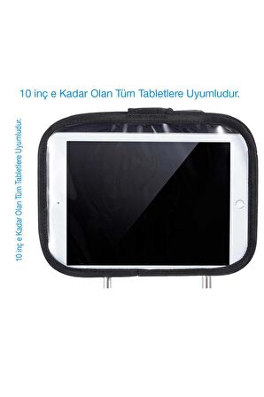 Tablet Tutucu Araç Içi Koltuk Başlığı Güneşlik Için Tablet Organizeri