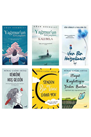 Senden Bir Tane Daha Yok Hayat Kaybettiğin Yerden Başlar Miraç Çağrı ve Uğur Gökbulut 6 Kitap Set