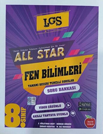 NEWTON Yayınları 8.Sınıf LGS All Star Fen Bilimleri Soru Bankası