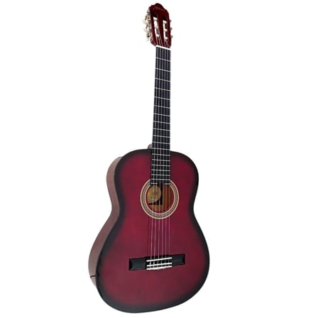 Valencia VC104TRDS Klasik Gitar 4/4 Kırmızı Sunburst Sap Çelikli