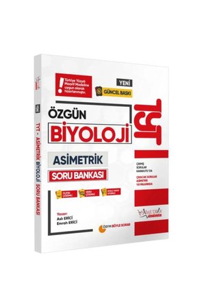2026 YKS-TYT Asimetrik BİYOLOJİ Özgün Soru Bankası Yeni Nesil Dijital Çözümlü Asimetrik Yayınları